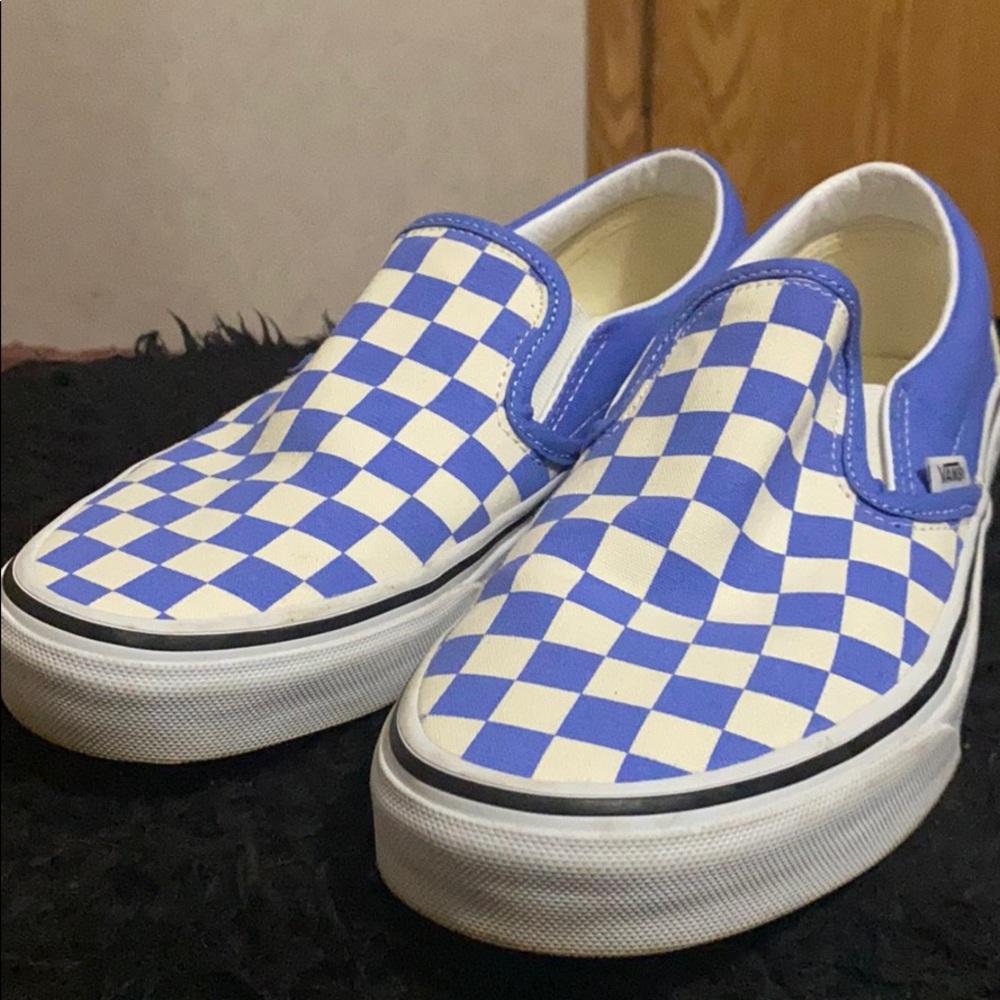 Checkered Slip on Vans